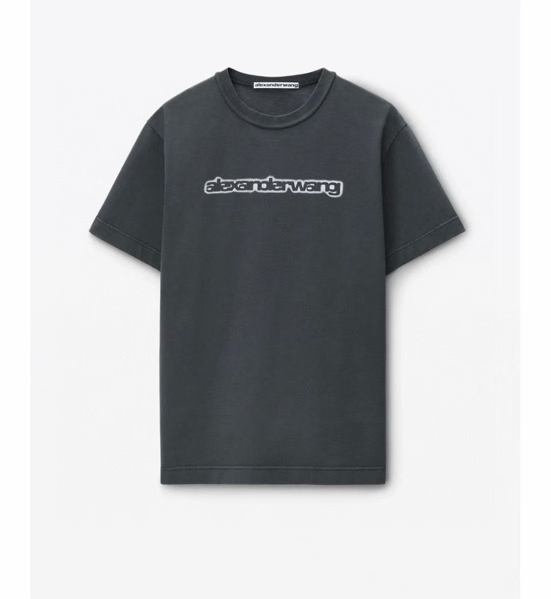 **do** เสื้อยืด Alexander Wang halo print tee in cotton jersey ใส่ได้ชาย หญิง สินค้าใหม่ ของแท้