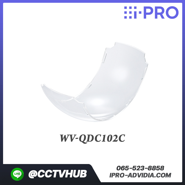 Camera Accessories I-Pro รุ่น WV-QDC102C Dome Cover for S6130 (indoor PTZ) (clear)