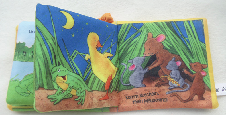 CH156 หนังสือผ้าสัตว์ สอนภาษาอังกฤษ เล่มละ. (ของหมด)