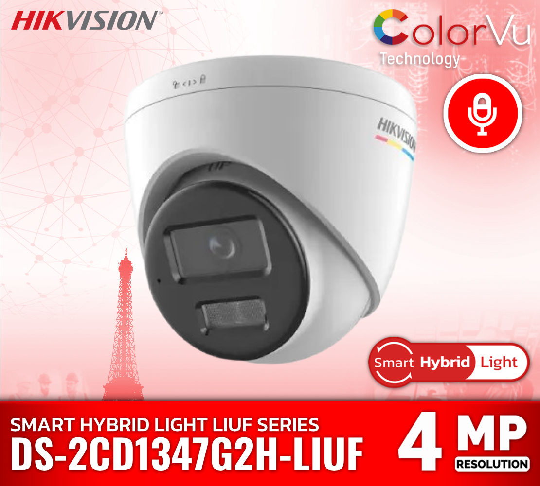 กล้องวงจรปิด HikVision DS-2CD1347G2H-LIUF 4MP