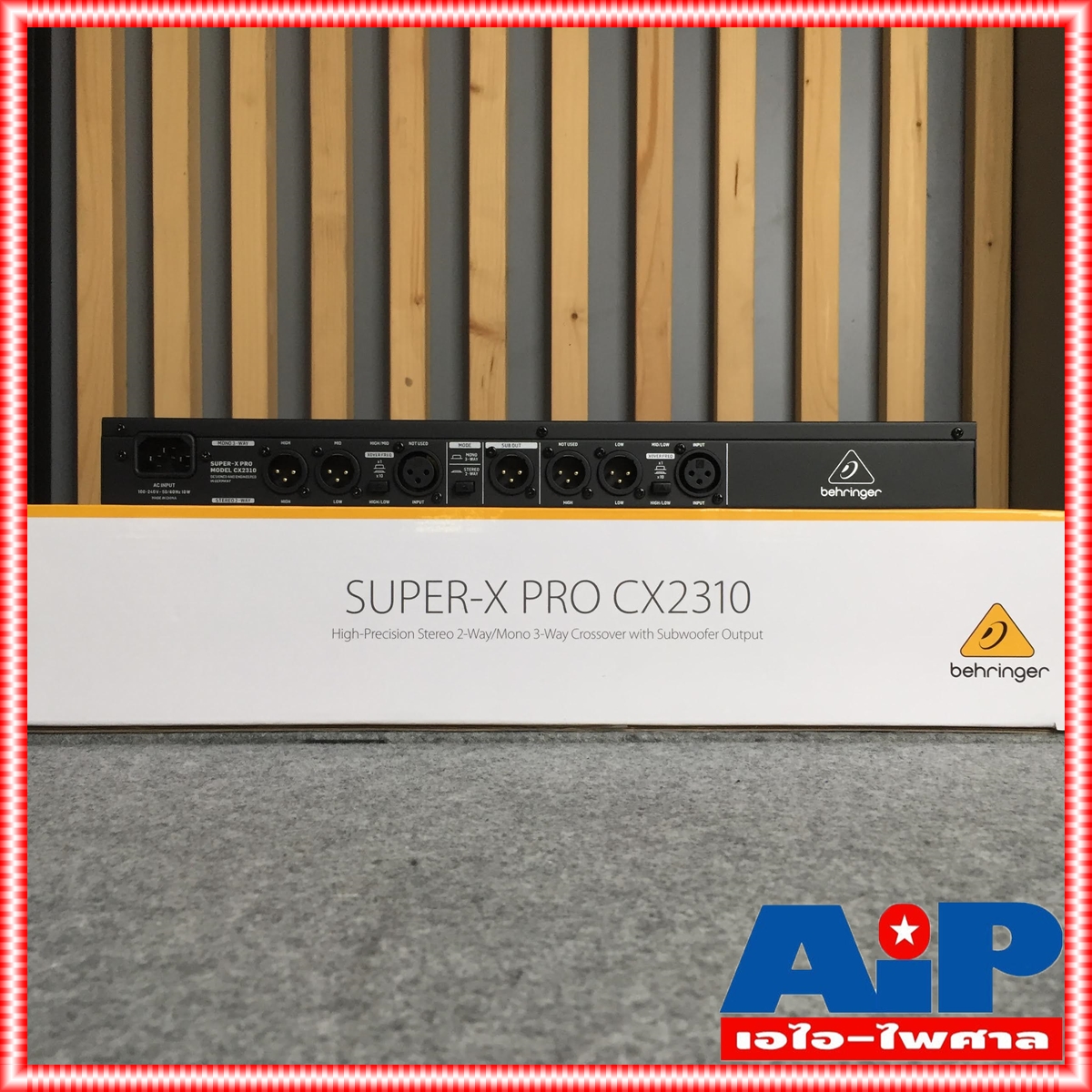 BEHRINGER CX 2310 V2 CROSSOVER เพาเวอร์ เครื่องปรับแต่งเสียง เครื่องกำหนดความถี่ POWER CX2310 cx-2310 เอไอ-ไพศาล +++