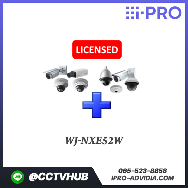 Additional Camera license i-PRO NX-Series รุ่น WJ-NXE52W 32ch Additional License for NX510