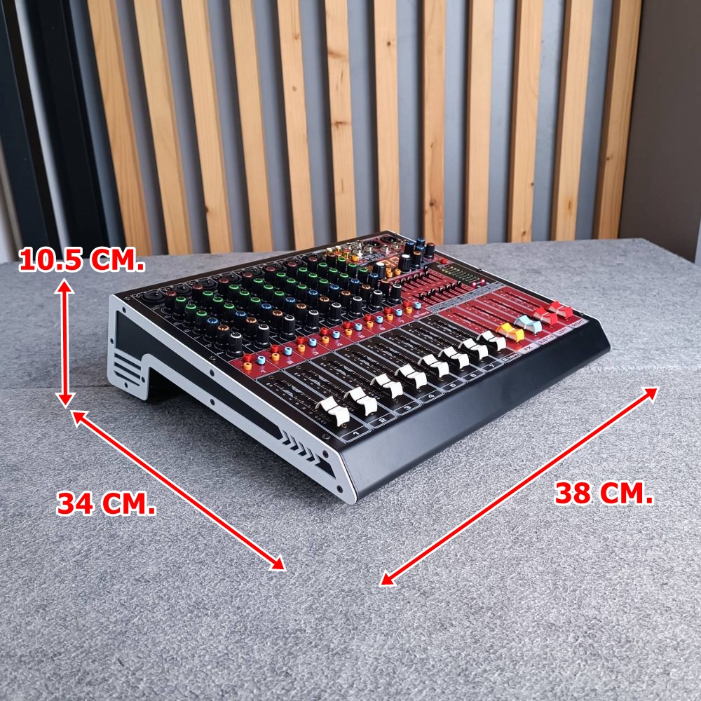 IPLEX IPM-08P MIXER IPM 08P IPM08P มิกเซอร์ เครื่องเสียง เครื่องปรับแต่งเสียง มิกซ์ เอไอ-ไพศาล