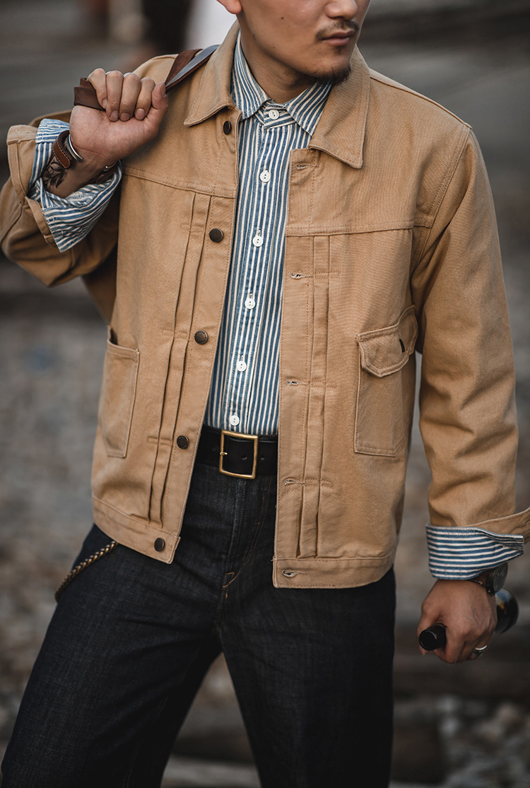 OVERLAY CANVAS JACKET