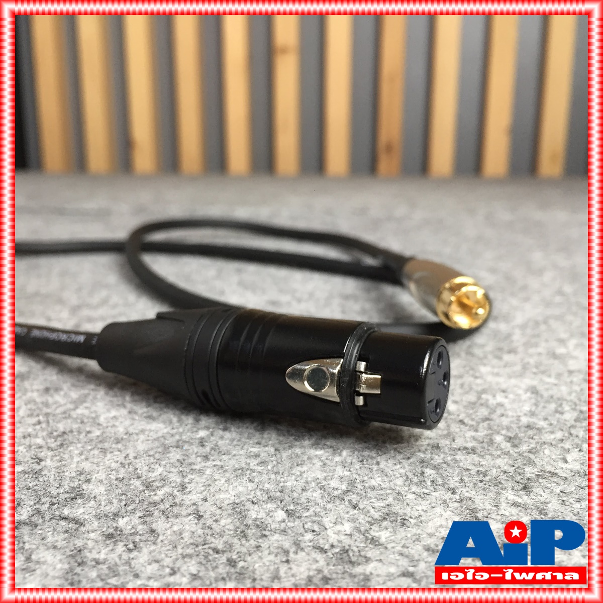 LIDGE YM-398C สาย XLR เมีย - P.RCA 1เมตร YM398C สาย CANNON เมีย ออก ปลั๊ก RCA ความยาว 1เมตร สายสัญญาณ สายสัญญาณเสียง