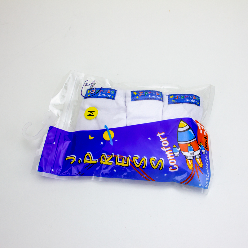 J.PRESS กางเกงในเด็กชาย รุ่น 9703 สีขาวล้วน (3 ตัว/แพค)