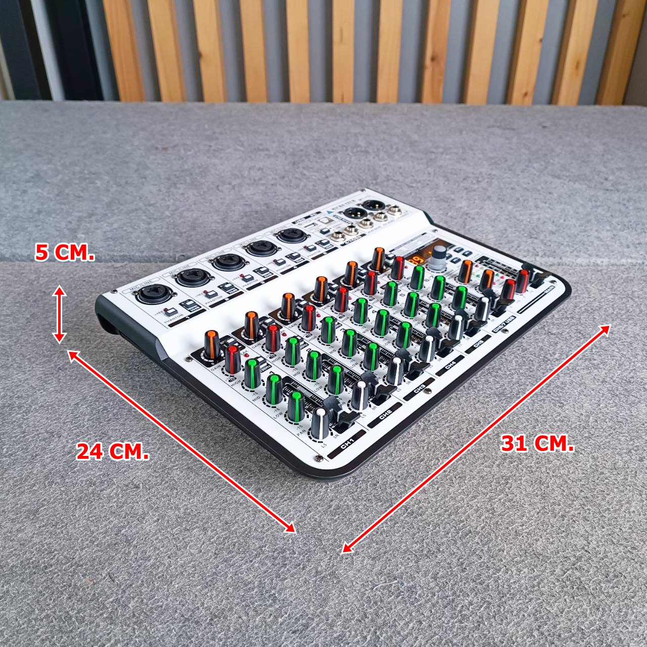 MICROTECH MT-7Q mixer มิกเซอร์ อนาล็อก เอฟเฟคแท้ บลูทูธ ไมโคร เทค MT 7Q MT7Q เอไอ-ไพศาล