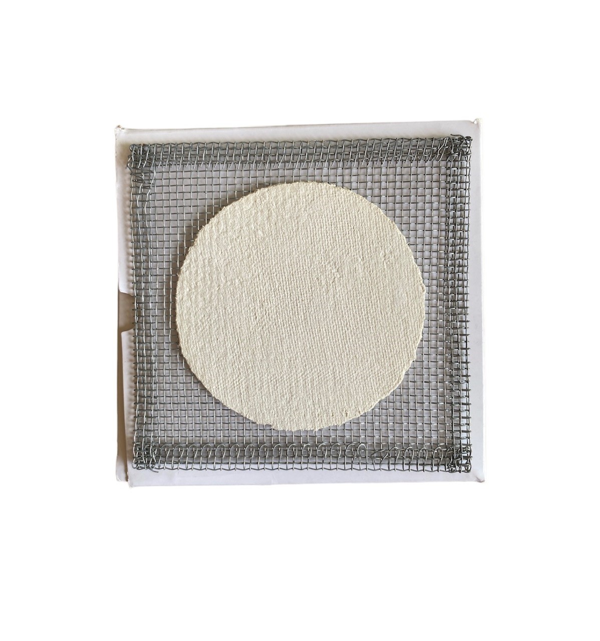 ตะแกรงลวดเคลือบเซรามิก, Wire Gauze with Ceramic Center, 5-6 inches