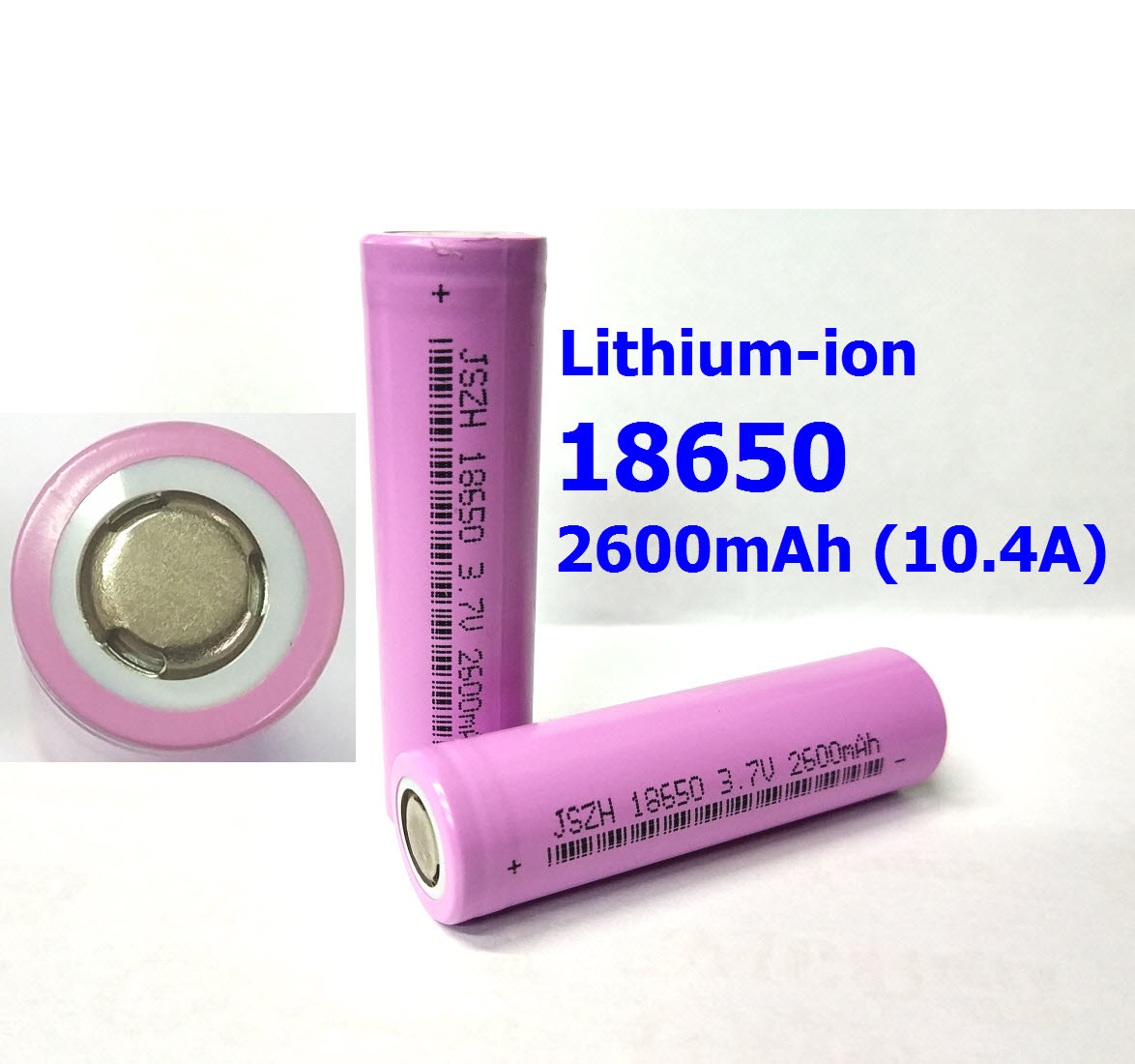 JSZH 18650-2600mAh (4C 10.4A) Lithium-ion
