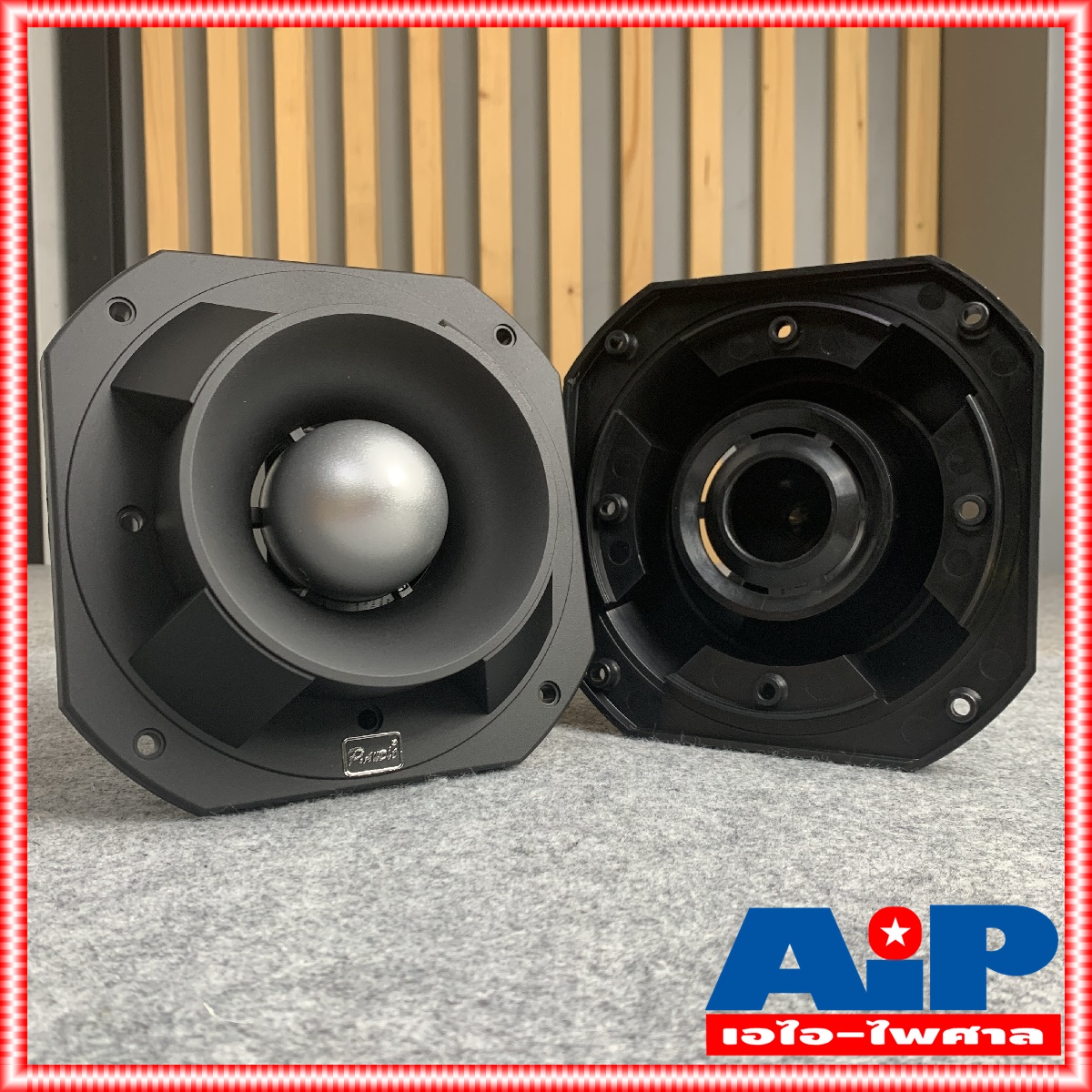 1อัน หน้ากากอะไหล่ P.AUDIO ของแท้ PST-888 ลำโพงจรวด ขนาดหน้ากาก18x18เซนติเมตร ดอกลำโพงเสียงแหลม หัวจรวด PST888 เอไอ-ไพศาล