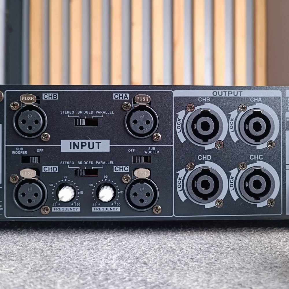 AUDIO JOCKEY A&J AJH-8004 เพาเวอร์แอมป์ 4 แชนแนล 800 วัตต์ AJH 8004 AJH8004 เพาเวอร์แอมป์ คลาส H เอไอ-ไพศาล