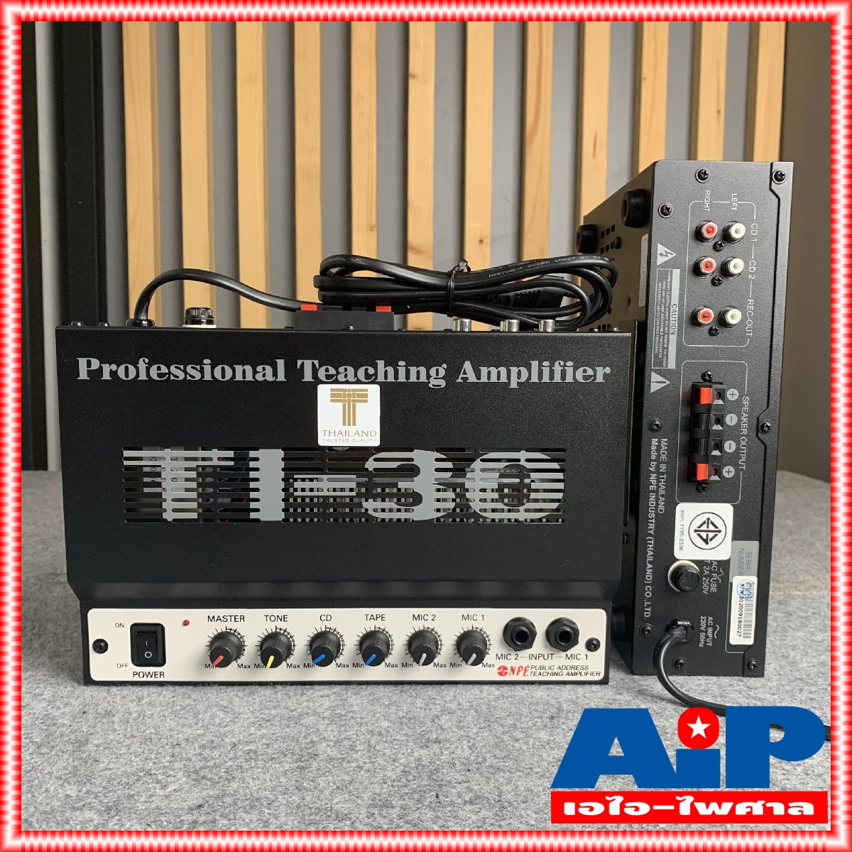 NPE TI30 TEACHING AMP แอมป์ ติดผนัง TI 30 เครื่องขยาย ติดห้องเรียน TI-30 เครื่องเสียง ห้องเรียน เอไอ-ไพศาล