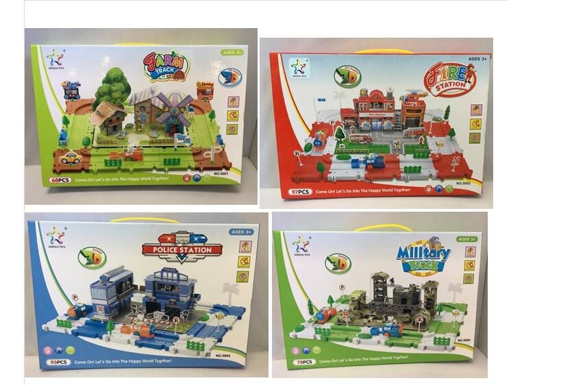 5001-5005 ของเล่นรางรถ รถของเล่น กล่องละ
