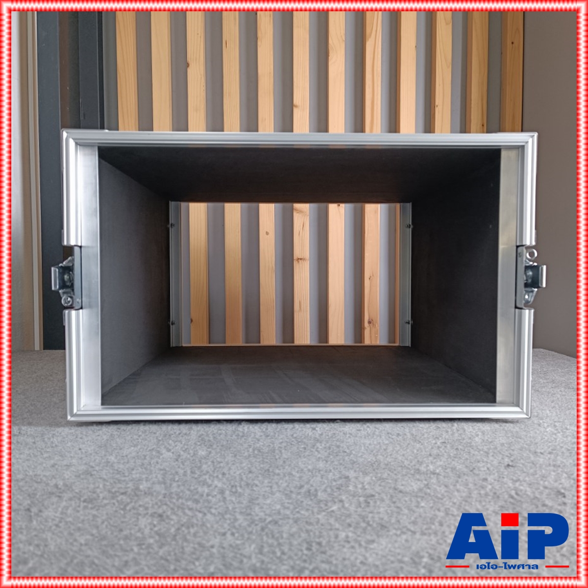 COMPACT B-6U สีดำ RACK ลึก21นิ้ว แร็ค กล่องใส่เครื่องเสียง กล่องแร็คสีดำ แร็คลึก21นิ้ว RACK6U เอไอ-ไพศาล