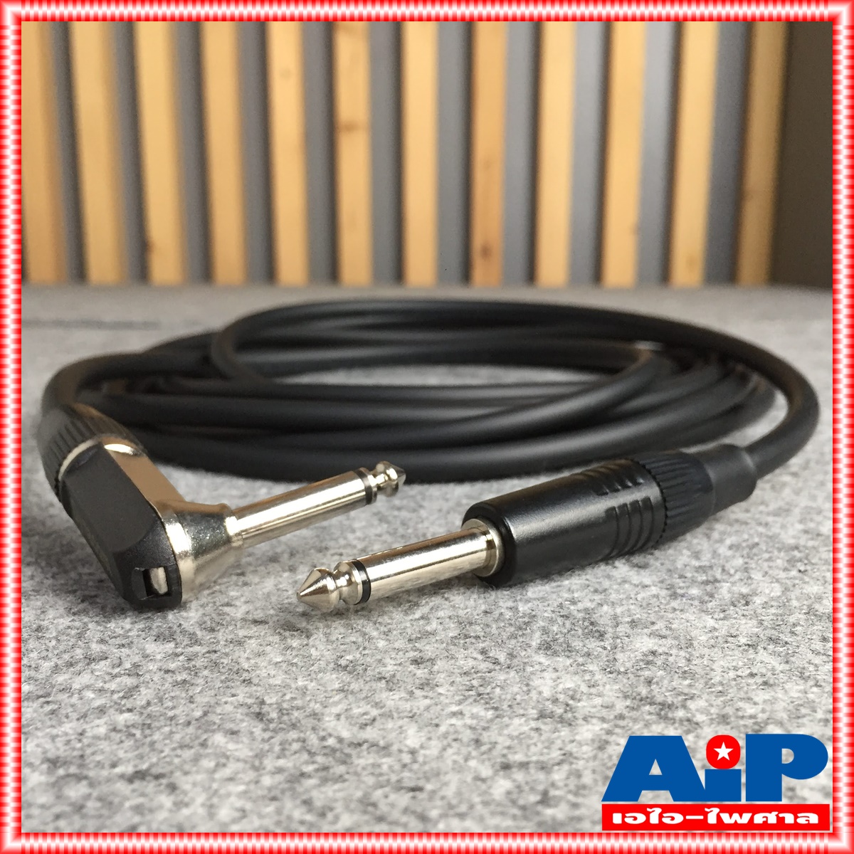 สายสัญญาณกีต้าร์ JSL079 หัวตรง+งอ 5เมตร DYNACOM สายชีลด์กีต้าร์ ROCK JSL079 เข้าหัว เข้าหัวโฟน PHONE MONO 1/4 อย่างดี