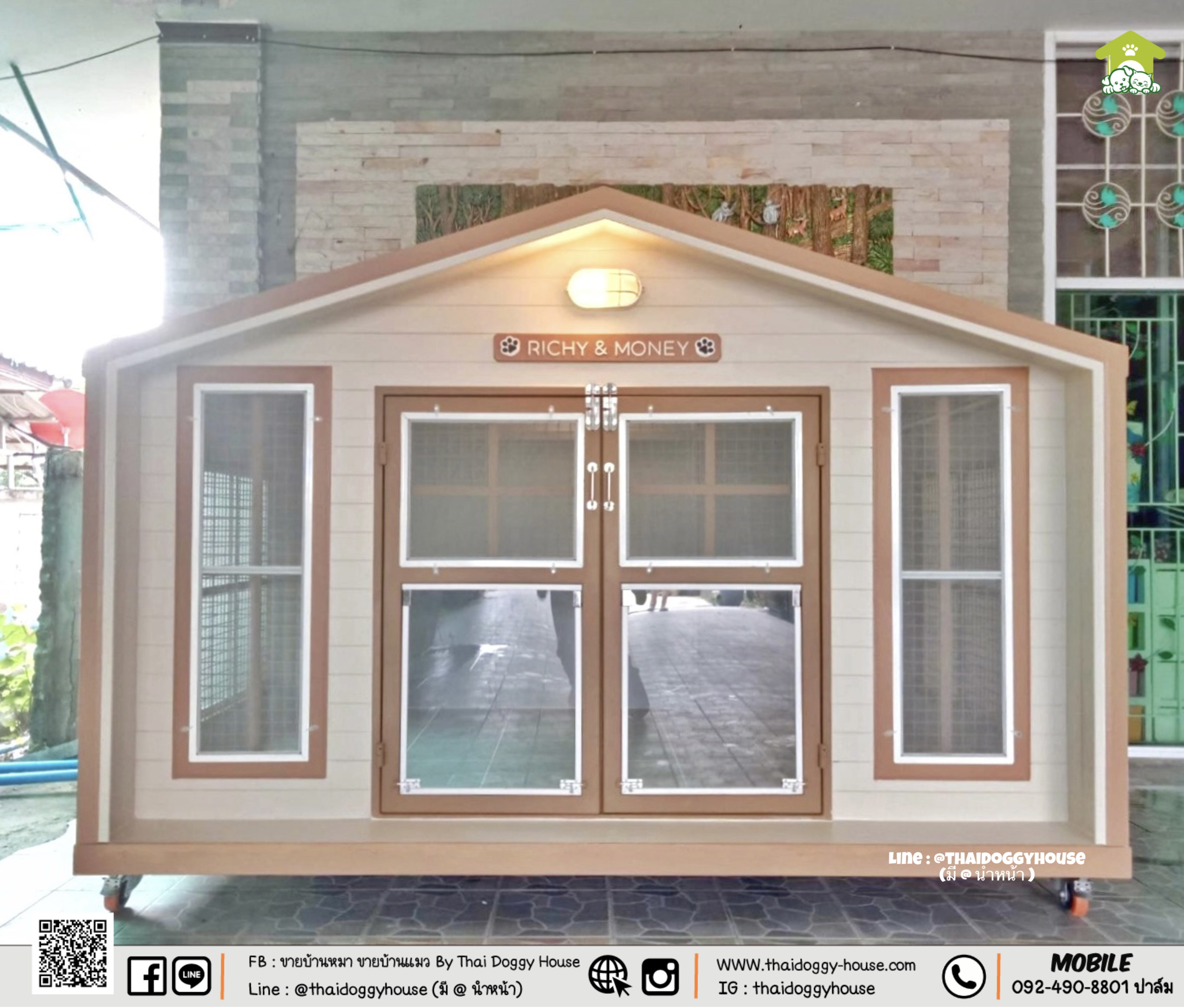 บ้านหมา บ้านแมว "𝐍𝐎𝐑𝐃𝐈𝐂 𝐒𝐓𝐘𝐋𝐄 𝐁𝐘 𝐓𝐇𝐀𝐈 𝐃𝐎𝐆𝐆𝐘 𝐇𝐎𝐔SE