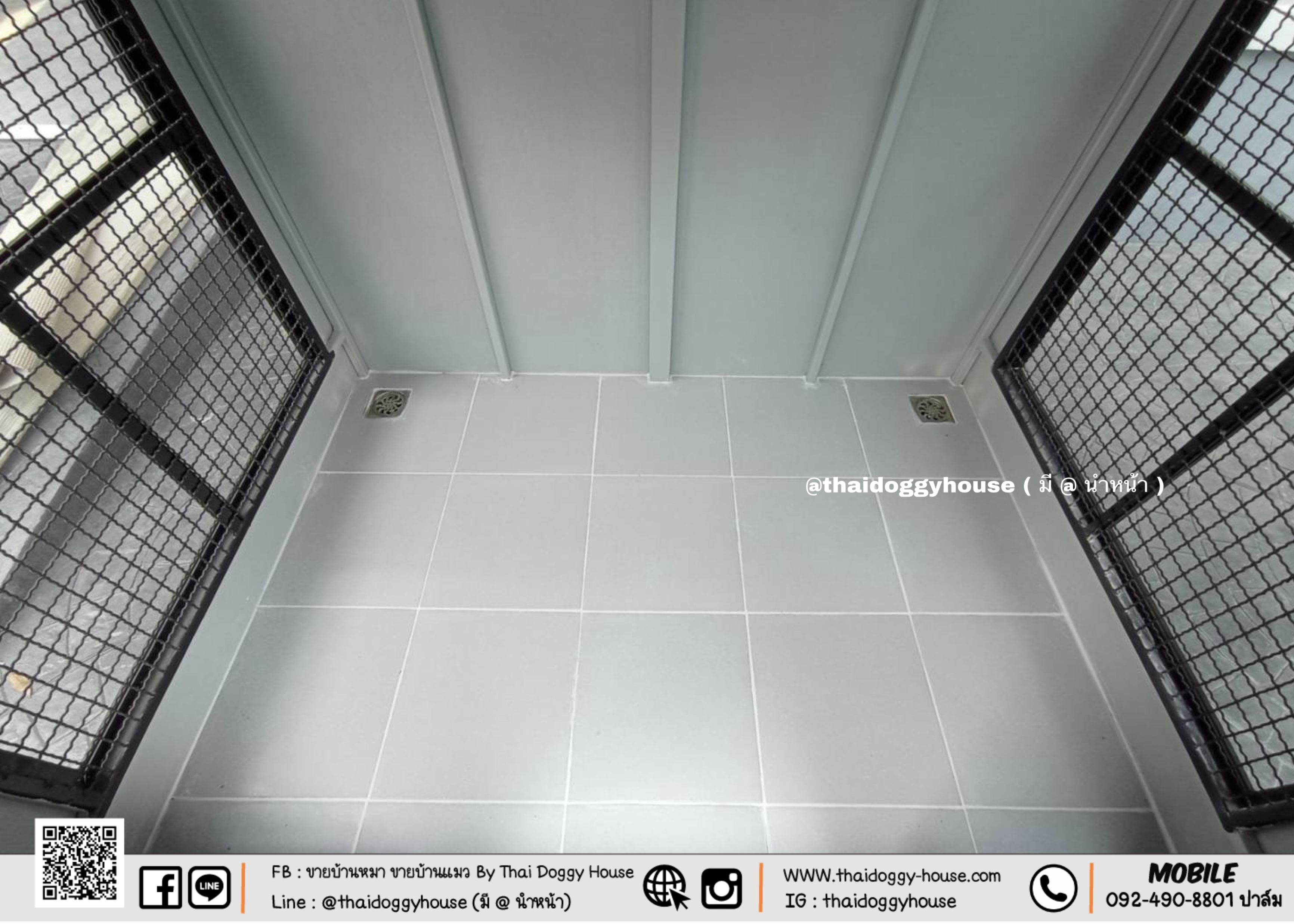 บ้านหมา บ้านแมว " 𝗕𝗢𝗫 𝗦𝗧𝗬𝗟𝗘 " 🐶 🥰 แบบขายดีที่สุดดดดด ‼️ ตะแกรงเหล็ก+ มุ้งลวด