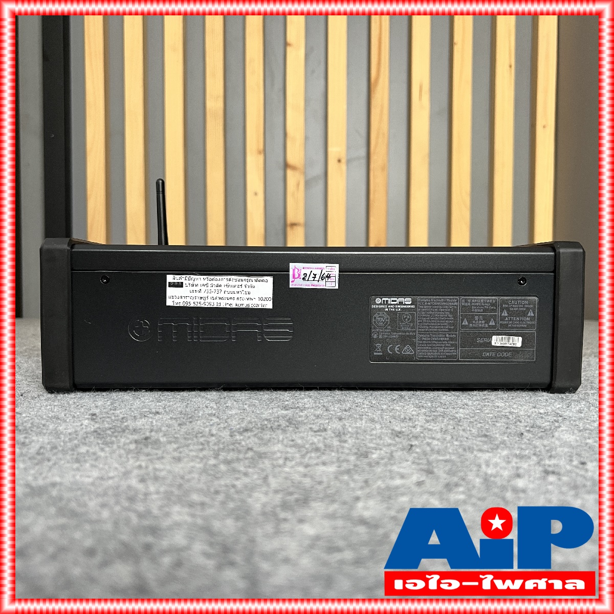 MIDAS MR-12 ของแท้ Digital MIXER ดิจิตอลมิกเซอร์ MIXER DIGITAL MR 12 MR12 มิกเซอร์ เครื่องผสมสัญญาณเสียง ดิจิตอล 12-Input 6-Aux