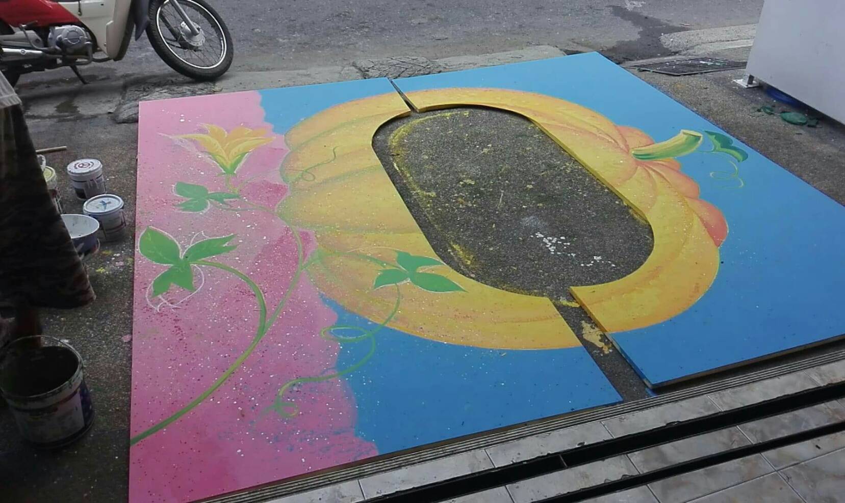 ซุ้มถ่ายรูปฟักทอง