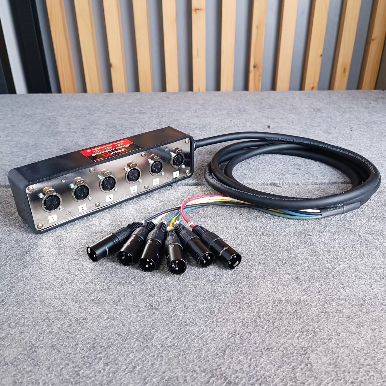 ยาว3เมตร DYNACOM X-6 บล็อคมัลติคอร์ 6คอร์ Multicore Cable สายสัญญาณเสียง X 6 X6 เอไอ-ไพศาล
