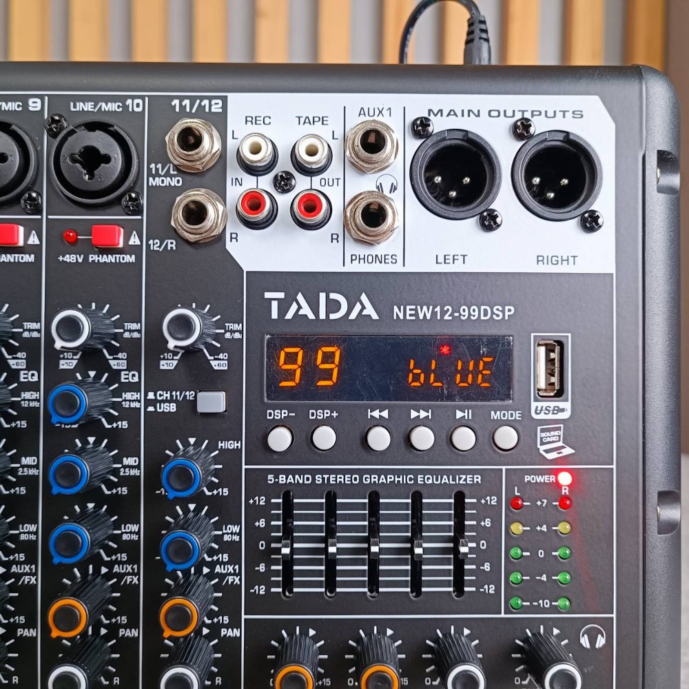TADA NEW12-99DSP MIXER มิกเซอร์12 แชนแนล Bluetooth บลูทูธ เอฟเฟคแท้ ธาดา NEW12 99DSP เอไอ-ไพศาล