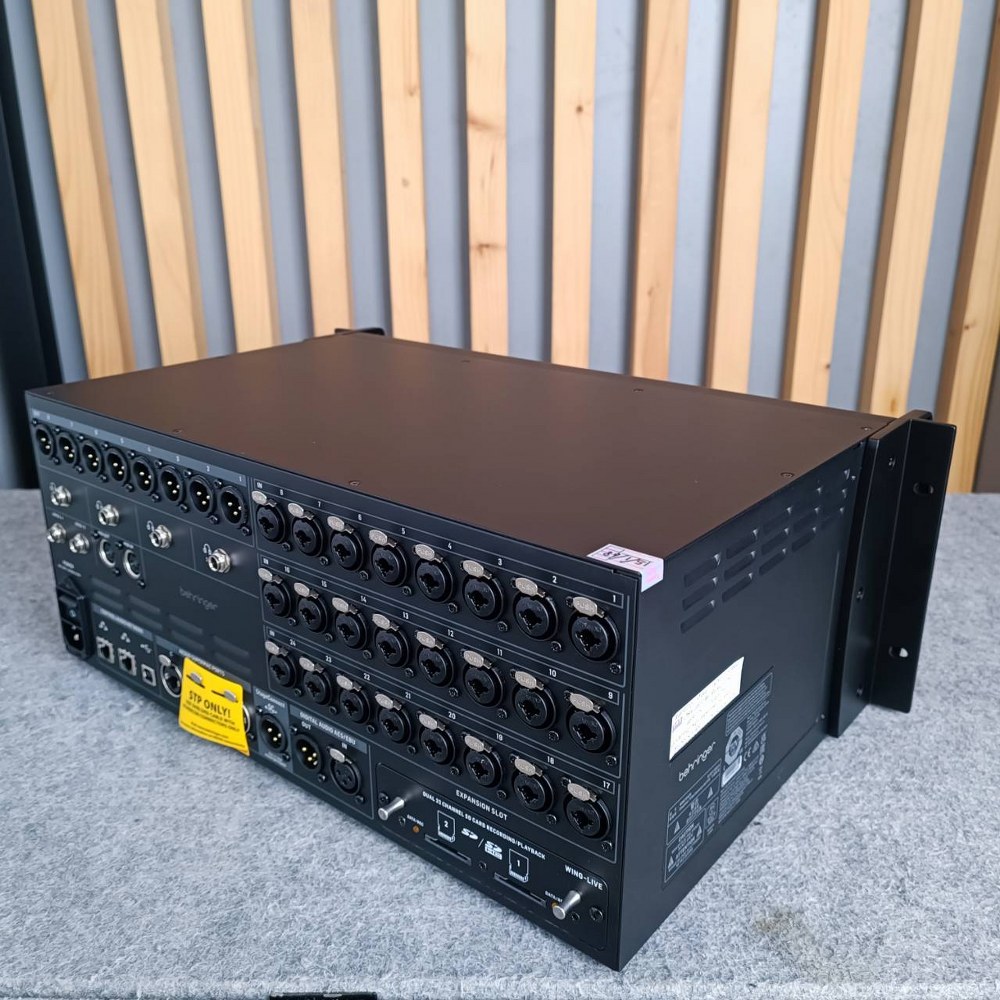 BEHRINGER WING RACK mixer สีดำ มิกเซอร์ดิจิตอลแร็ค 48 แชนแนล 28 บัส WING-RACK WINGRACK เอไอ-ไพศาล