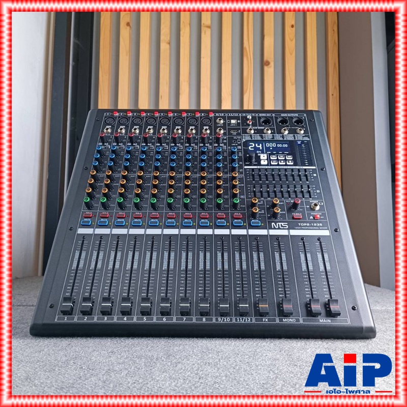 NTS TOP2-1235 POWERMIXER เอฟเฟคแท้ เพาเวอร์มิกเซอร์ มิกซ์NTS เครื่องเสียง เครื่องผสมสัญญาณเสียง เครื่องปรับแต่งเสียง MIX TOP2 1235 TOP21235 เอไอ-ไพศาล