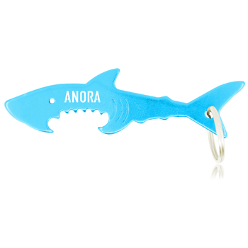 พวงกุญแจที่เปิดขวด รูปปลาฉลาม Shark Dual Opener And Keyring
