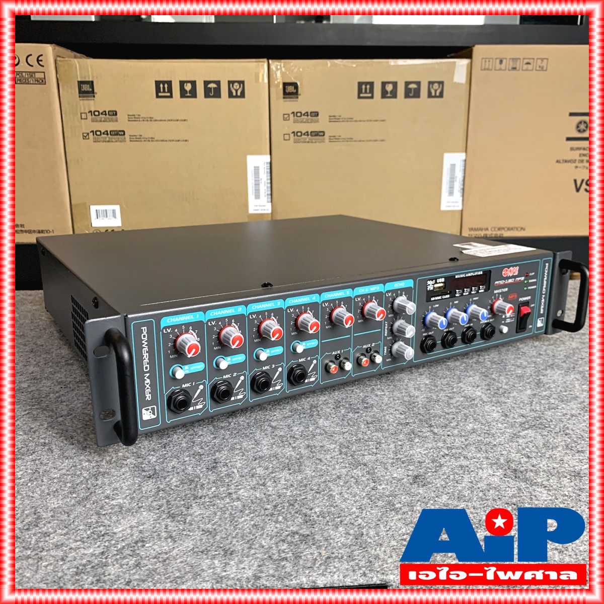 NPE PMD150 MP3 AC/DC POWERMIXER ลาย PMD 150 MP3 POWERMIX PMD-150 MP3 แอมป์เสียงตามสาย PMD150 ใช้ได้ทั้งไฟบ้าน 220V ไฟรถ DC12V +++