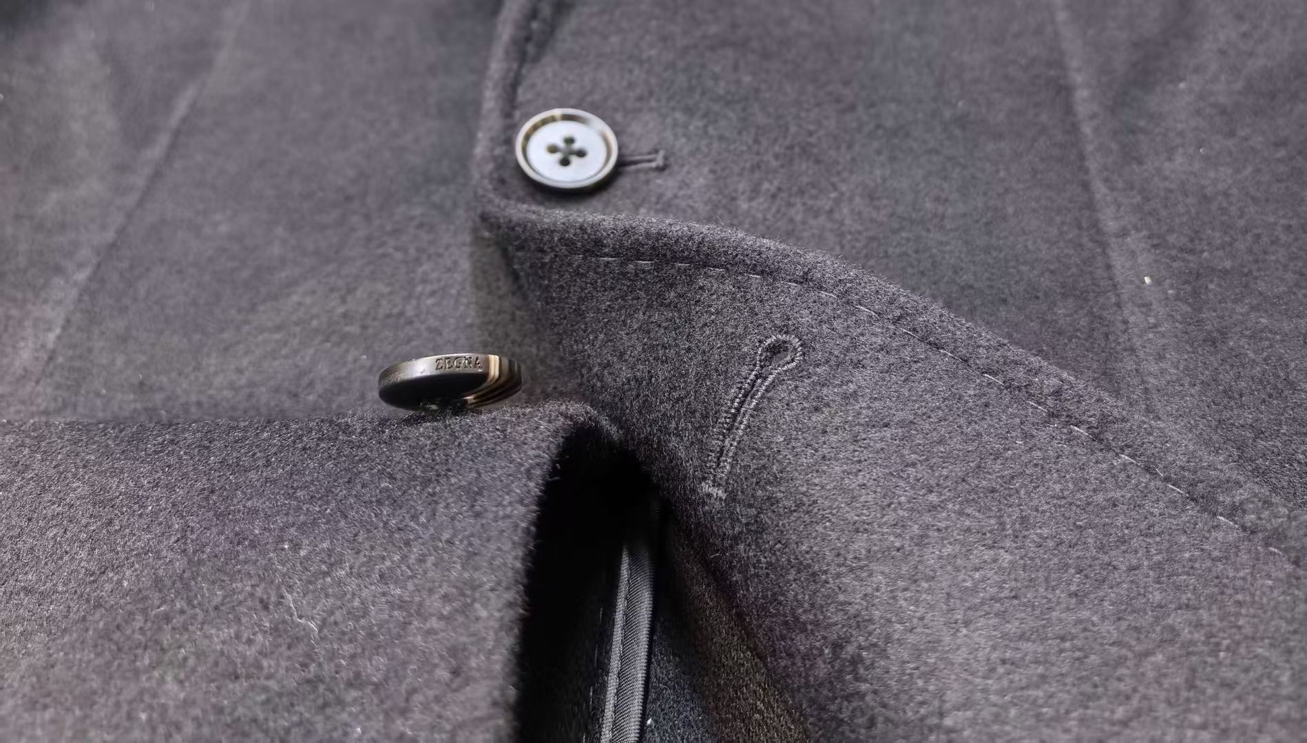 เสื้อแจ๊กเก็ตสูท Zegna BLACK OASI CASHMERE JACKET สินค้าใหม่ ของแท้