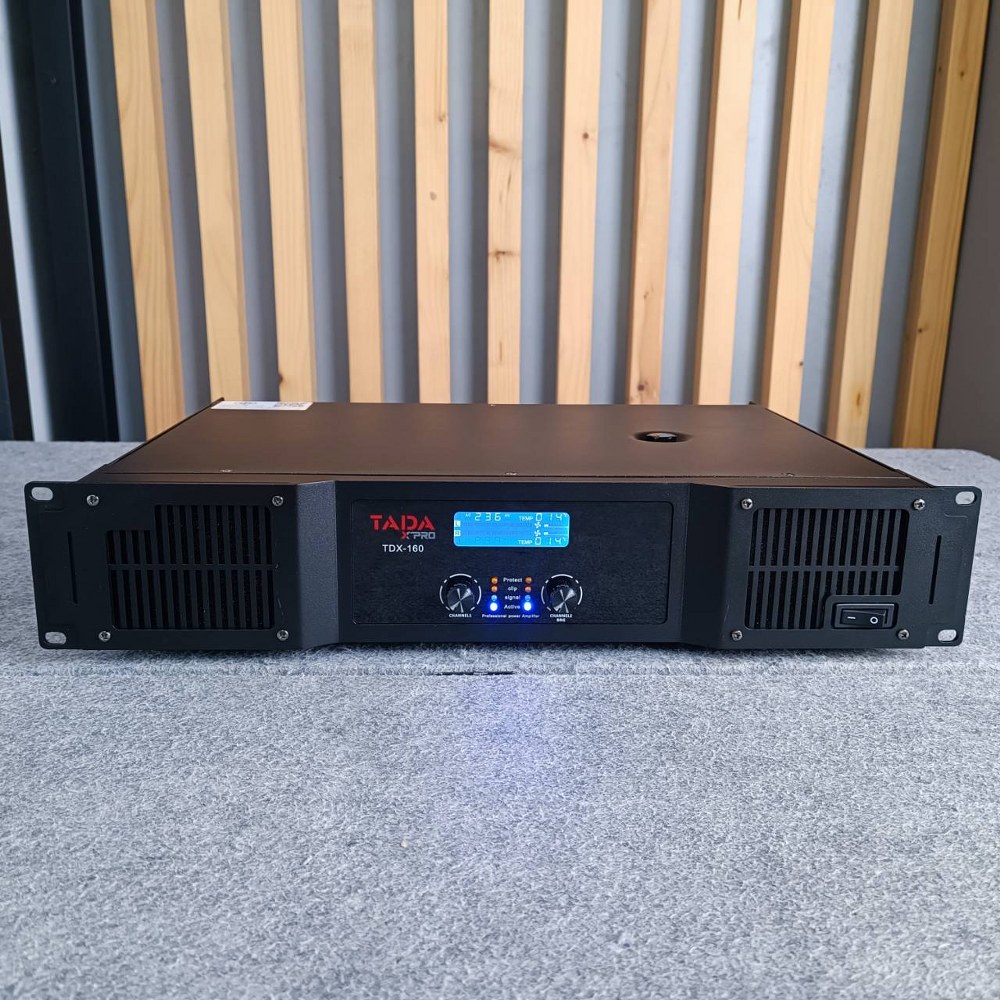 TADA TDX-160 poweramp เพาเวอร์แอมป์ 2 แชนแนล กำลังขับ 1600 วัตต์ที่ 8 โอห์ม TA DA TDX 160 TDX160 เอไอ-ไพศาล