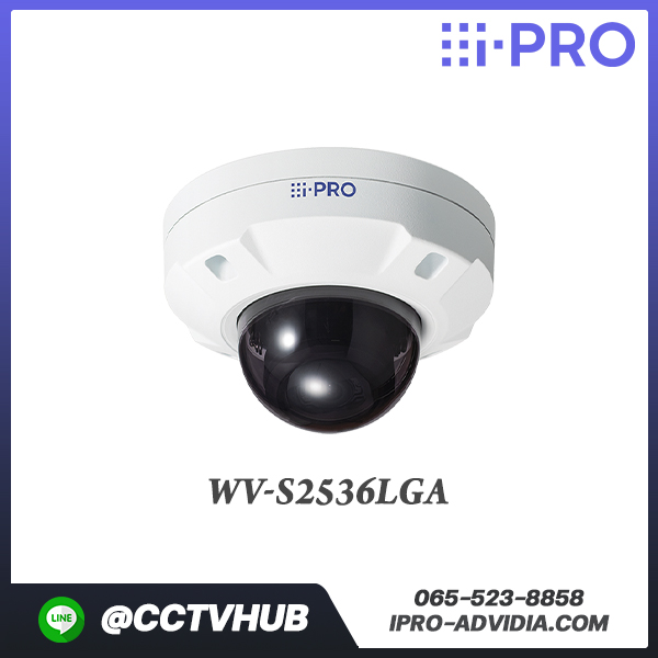 กล้องทรงโดม i-PRO รุ่น WV-S2536LGA The new Standard by i-PRO video surveillance