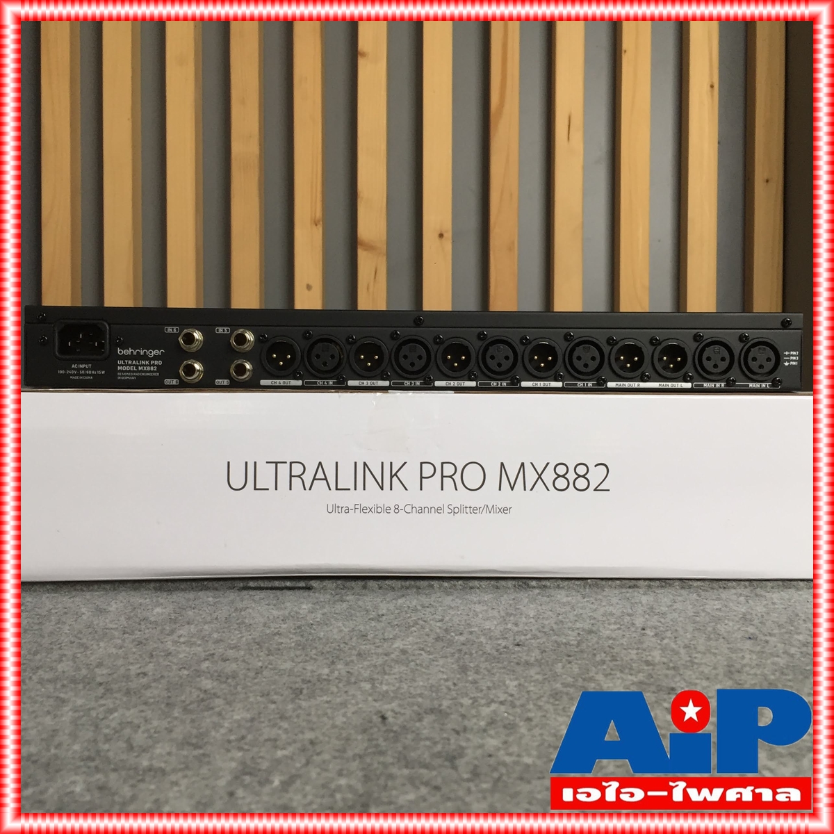 BEHRINGER MX-882 ULTRALINK SPLITTER MX 882 MX882 เครื่องLINKสัญญาณ เครื่องลิงค์สัญญาณ เอไอ-ไพศาล +++
