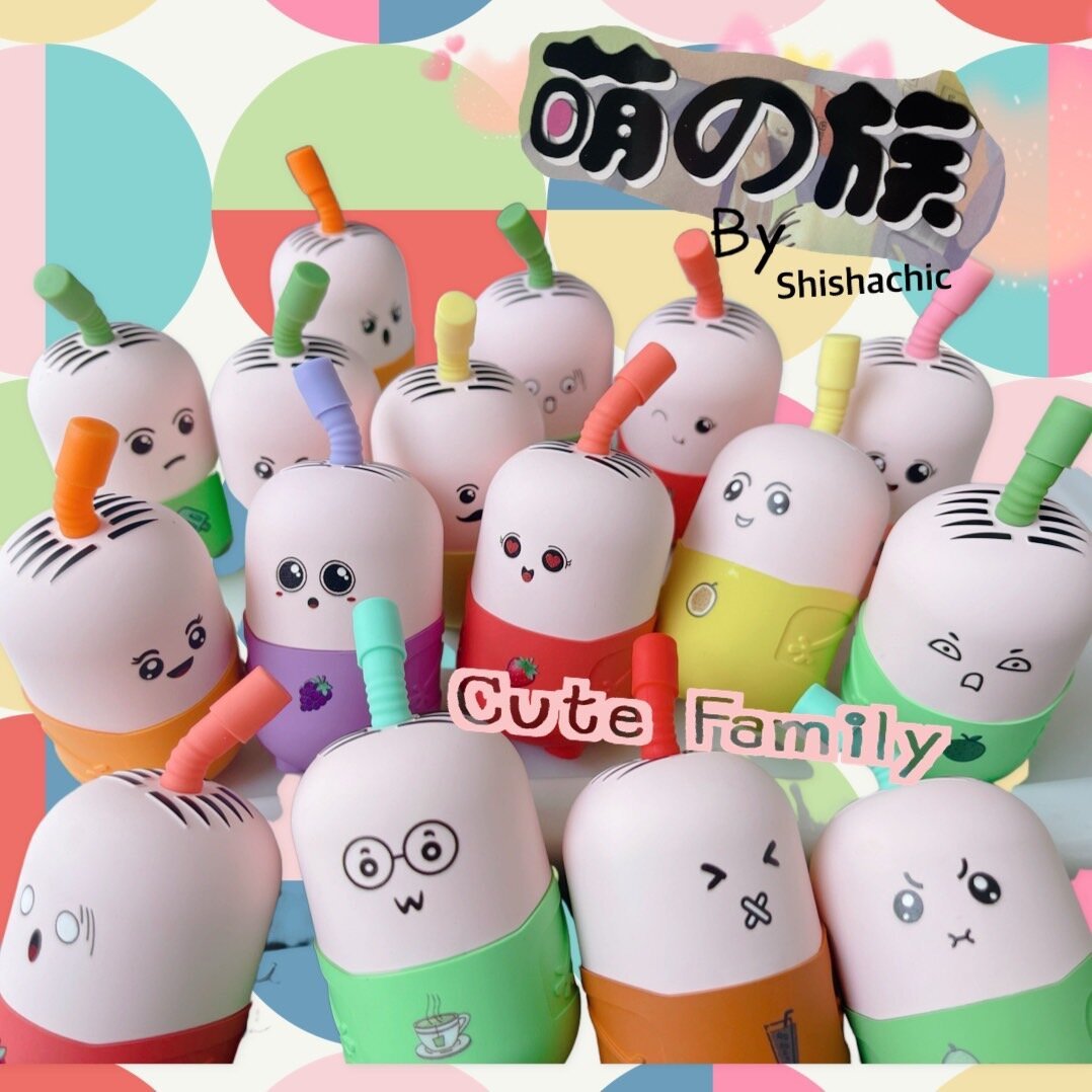☃️📌sale โปรโมชั่น Cute Family Disposable Pod 8000 Puffs 12ML Nic3%(30mg)