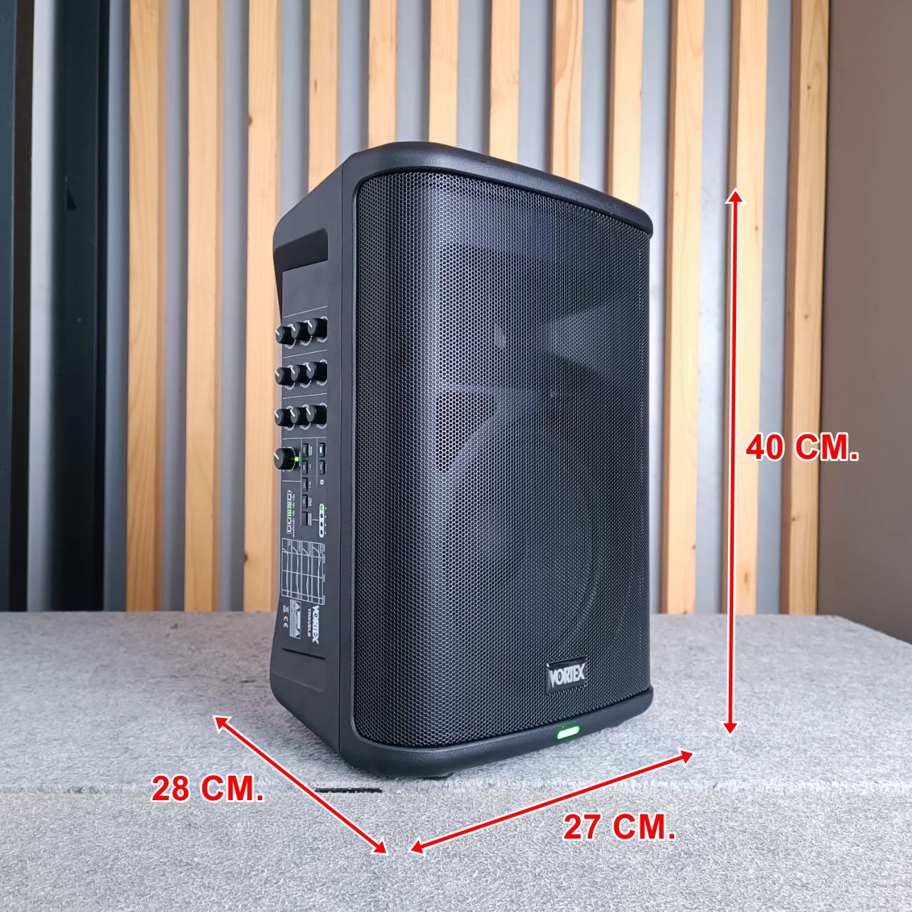 Vortex Travel 8 ตู้ลำโพง active มีแบตในตัว บลูทูธ พกพา ตู้ ลำโพง แอคทีฟ Travel-8 มีขยายในตัว Travel8 เอไอ-ไพศาล