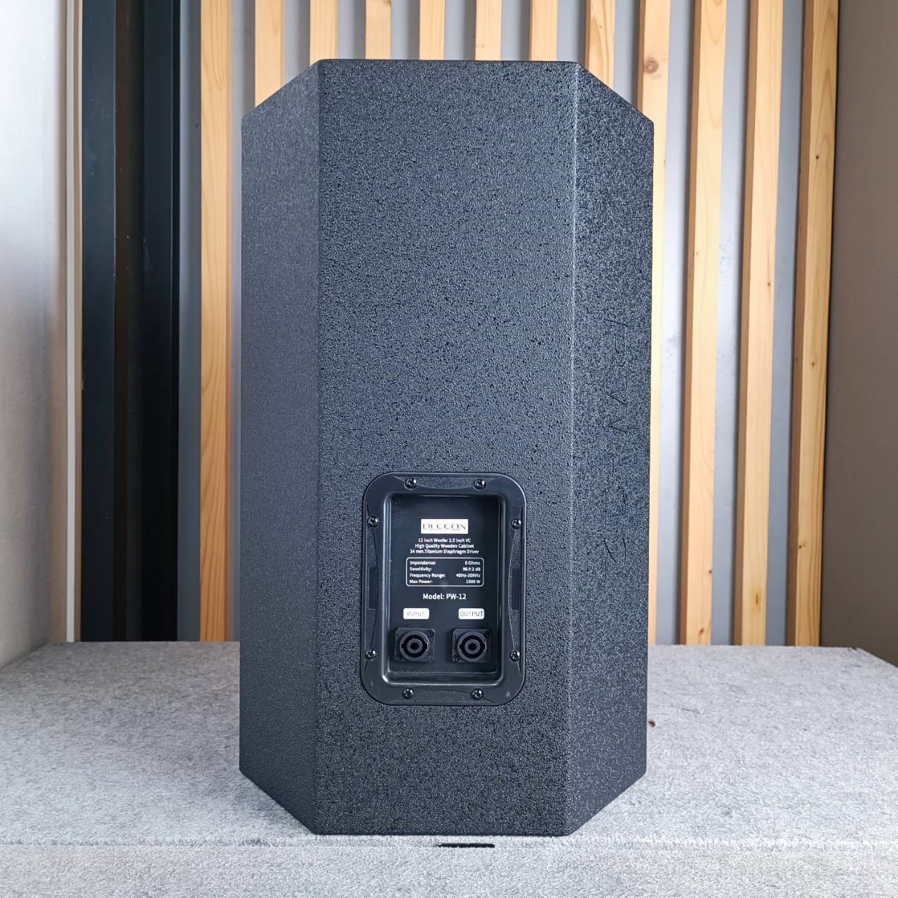 DECCON PW-12 ตู้ลำโพงไม้ MFD 12นิ้ว ลำโพง ตู้ลำโพง พาสซีฟ เครื่องเสียง กลางแจ้ง PW 12 PW12 เอไอ-ไพศาล