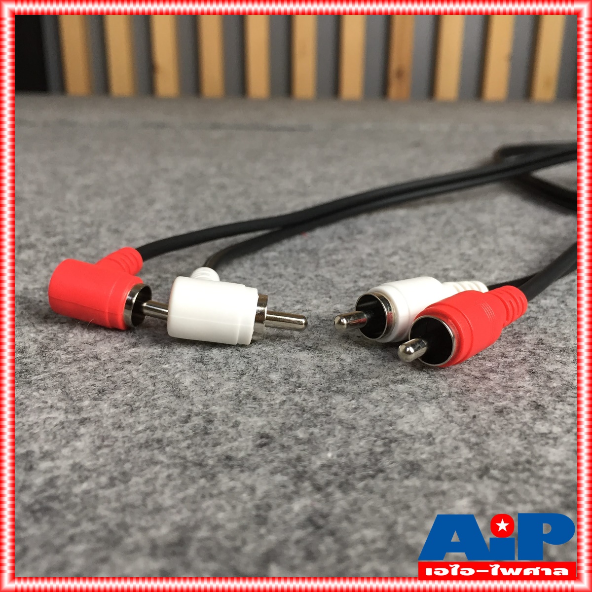 3เมตร DYNACOM J015 RCA4หัว ตรง+งอ สายสัญญาณ เสียง สาย RCA สายแจ็ค AV RCA 4 หัว แจ็คดอกบัว ไดน่าคอม เอไอ-ไพศาล
