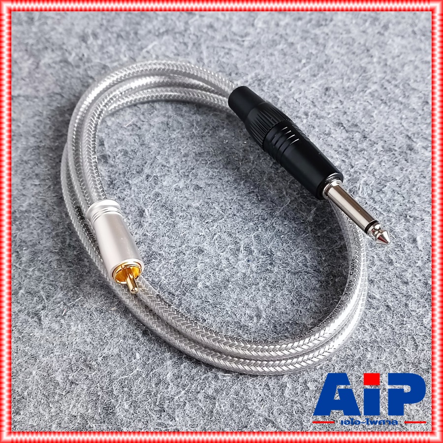 DYNACOM สายP.RCA-ปลั๊กโมโน ความยาว 1M J051 สายใส RCA ออกPHONE สายสัญญาณเสียง สายสัญญาณ ไดน่าคอม RCA - ปลั๊กไมค์โมโน ผู้