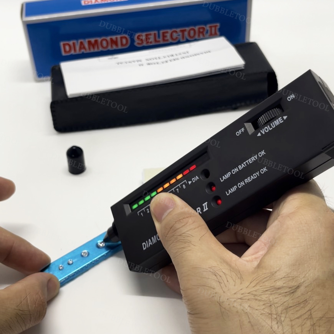 เครื่องตรวจเพชร Diamond Selectot II เครื่องจี้เพชรพลอย ใช้แยกเพชรพลอย Cz ทดสอบก่อนจัดส่งทุกครั้ง เครื่องทดสอบเพชรแท้แยกเพชร CZ