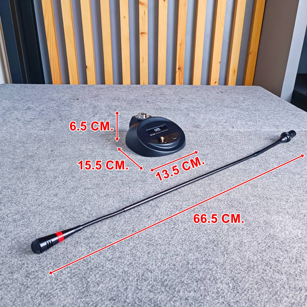 NTS CM-65 ไมค์ตั้งโต๊ะ พร้อมสาย5เมตร ไมโครโฟนแบบตั้งโต๊ะ ไมค์ประชุม CM 65 CM65 ไมโครโฟน เอไอ-ไพศาล