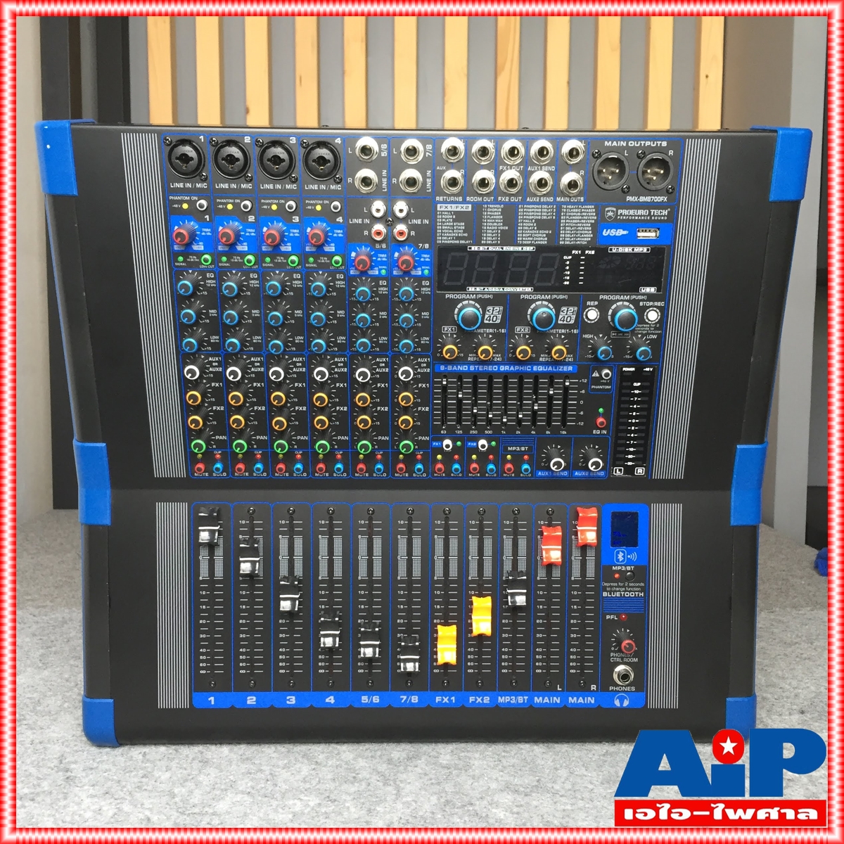 PROEUROTECH PMX-BM8700FX POWERMIXER+บูลทูส เพาเวอร์ เพาเวอร์มิกซ์ PMX BM8700FX POWERMIXER มิกซ์+บูลทูส เอไอ-ไพศาล