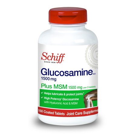 "หมดค่ะ"รุ่นใหม่ Schiff Glucosamine 1500mg Plus MSM ขนาด150เม็ด EXP 02/2022
