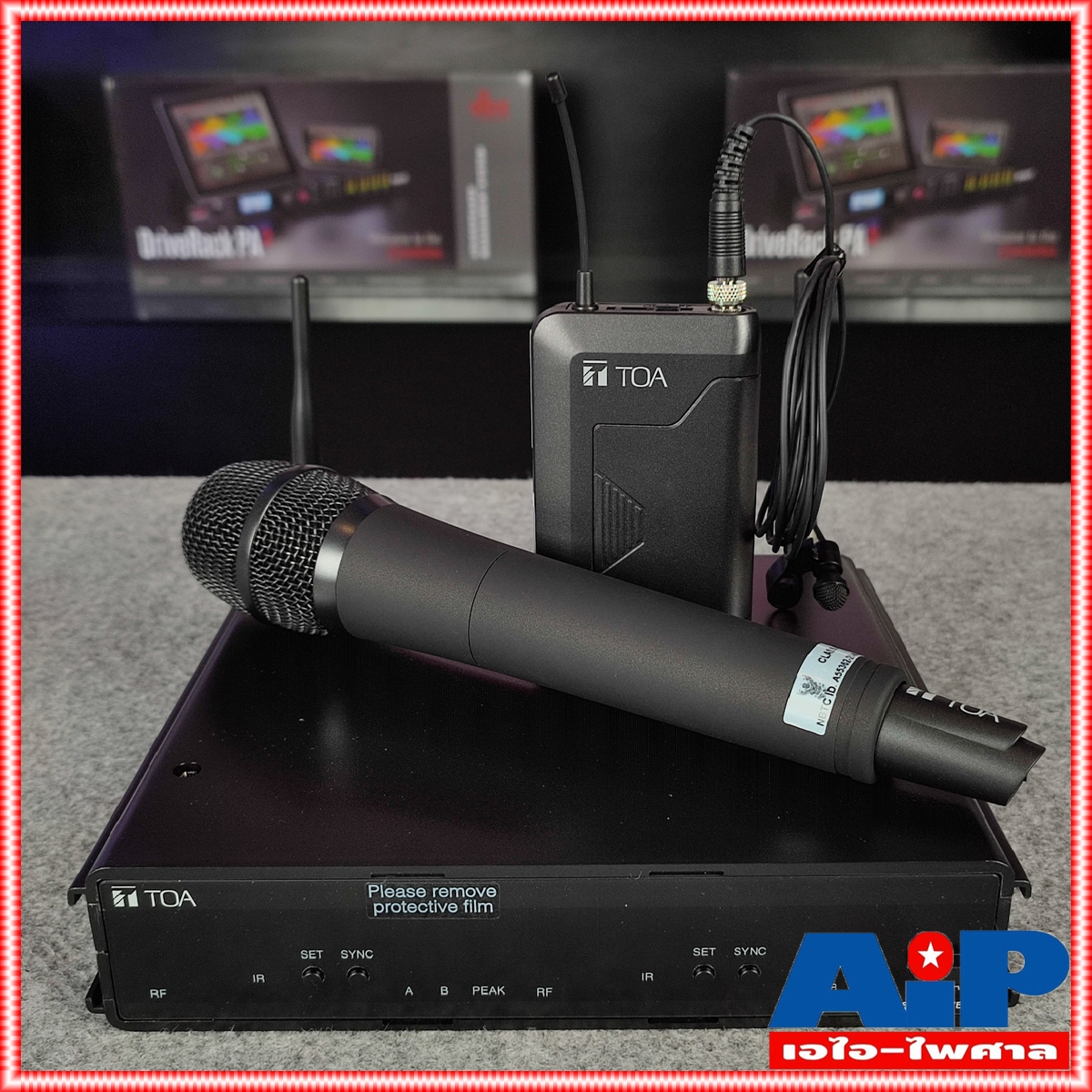 ความถี่ใหม่ กสทช TOA WS-402 AS ไมค์ลอย ถือ+หนีบ ไมค์ ไมโครโฟน WS 402AS WS402AS ไมค์ลอยแบบถือ+หนีบ ไมค์ลอยTOA เอไอ-ไพศาล