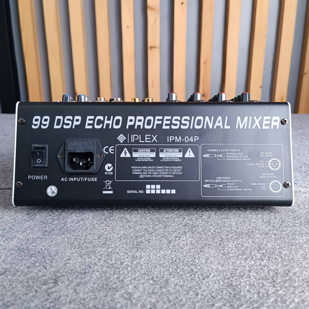 IPLEX IPM-04P MIXER IPM 04P IPM04P มิกเซอร์ เครื่องเสียง เครื่องปรับแต่งเสียง มิกซ์ เอไอ-ไพศาล