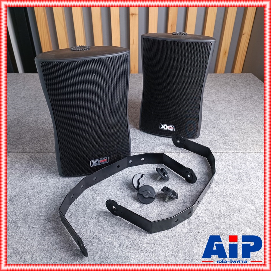 ลดล้างสต็อค XXL F-5 ลำโพงแขวน สีดำ (ราคาต่อคู่) ลำโพงติดผนัง ขนาด 5 นิ้ว พร้อมขาแขวน F 5 F5 เอไอ-ไพศาล