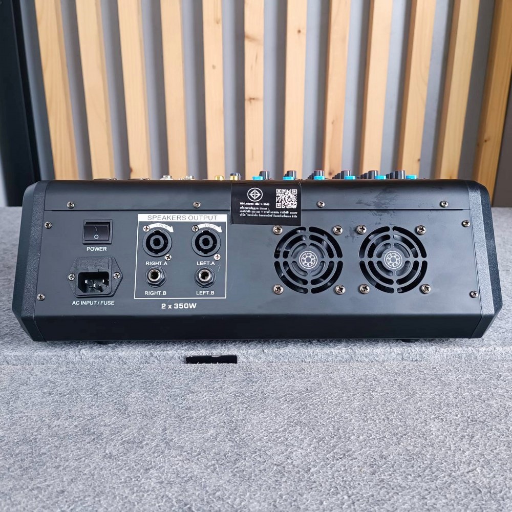 TADA AM-Q6P powermixer 350 watt EFX USB บลูทูส TA DA มิกเซอร์อนาล็อก AM Q6P ธาดา AMQ6P เอไอ-ไพศาล