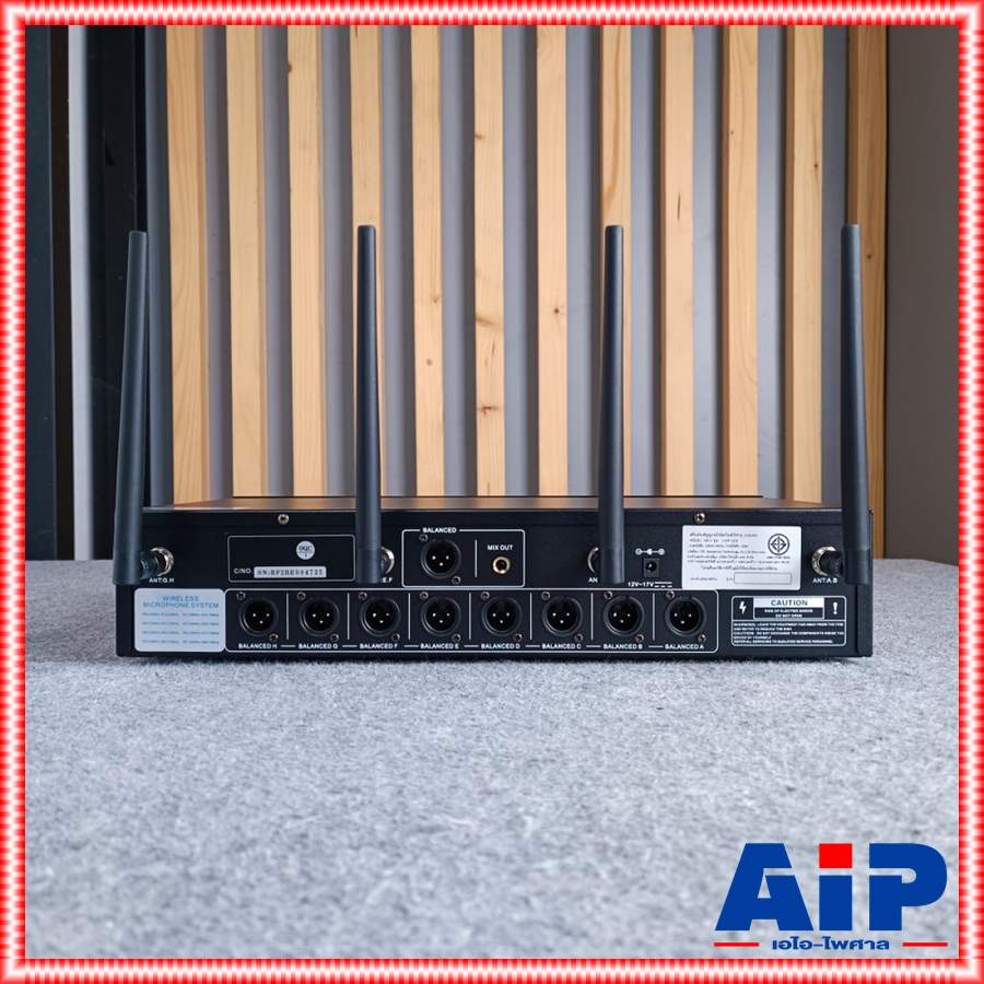 PROEUROTECH UHF129 ไมค์ลอยตั้งโต๊ะ 8ตัว ก้านสั้น45CM ไมค์ประชุม ชุดประชุมไร้สาย ไมค์ประชุมไร้สาย UHF 129 UHF-129 PRO EUROTECH เอไอ-ไพศาล