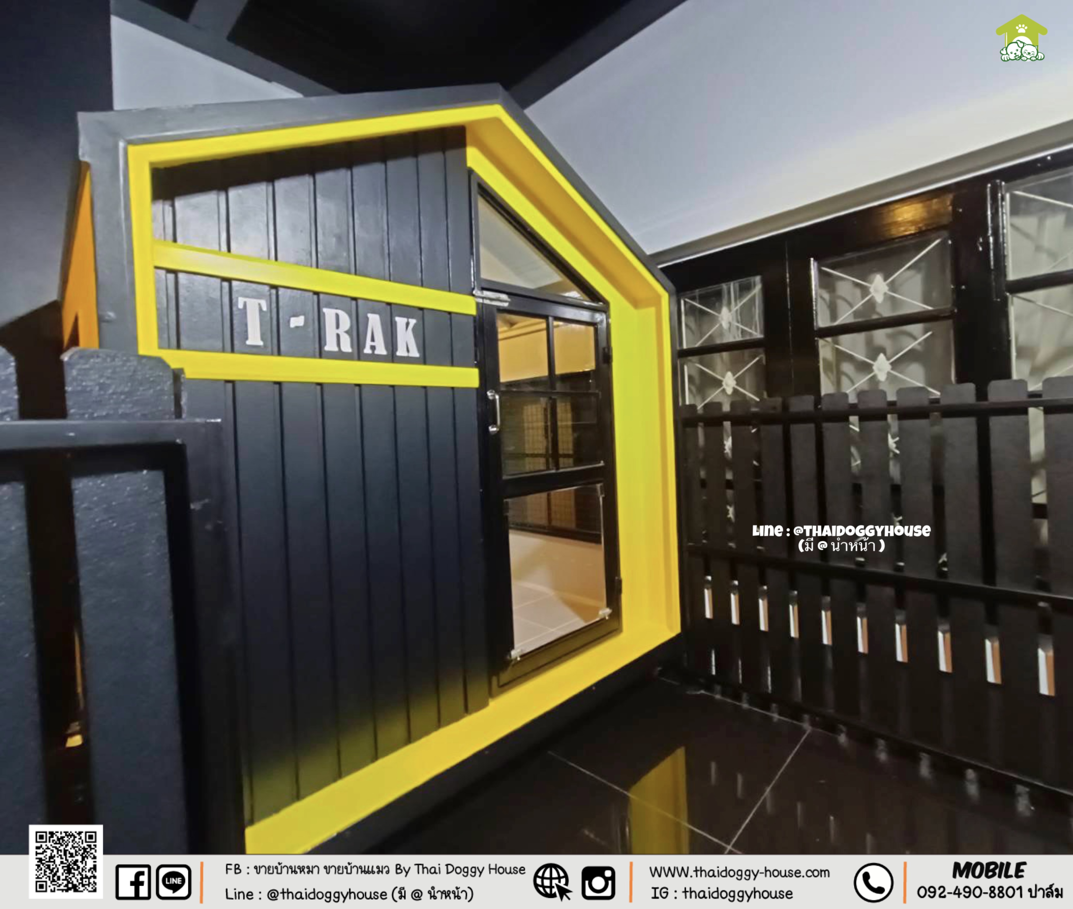 𝗠𝗜𝗡𝗜𝗠𝗔𝗟 𝗦𝗧𝗬𝗟𝗘 บ้านหมา บ้านแมว " 𝐓𝐇𝐀𝐈 𝐃𝐎𝐆𝐆𝐘 𝐇𝐎𝐔𝐒E