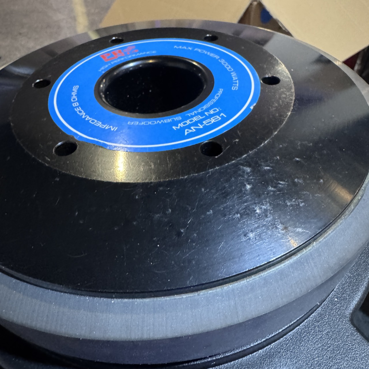 สินค้าเสียหายจากการขนส่ง วอยซ์เบียด PROPLUS AN-581 ลำโพง18นิ้ว โครงหล่อ 5/12/68