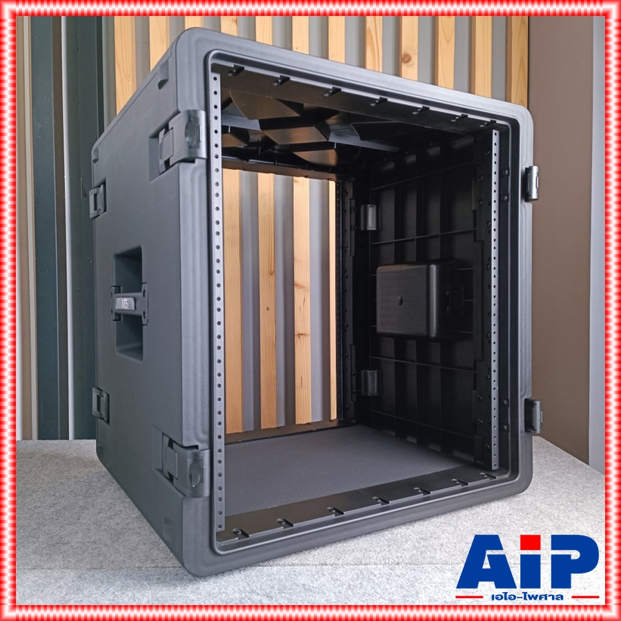 NTS PP-12U RACK ลึก20นิ้ว แร็คพลาสติก Polypropylene (PP) พลาสติกหล่ออย่างดี เอ็นทีเอส แร็คใส่อุปกรณ์ แร็คพีพี PP 12 U PP12U เอไอ-ไพศาล